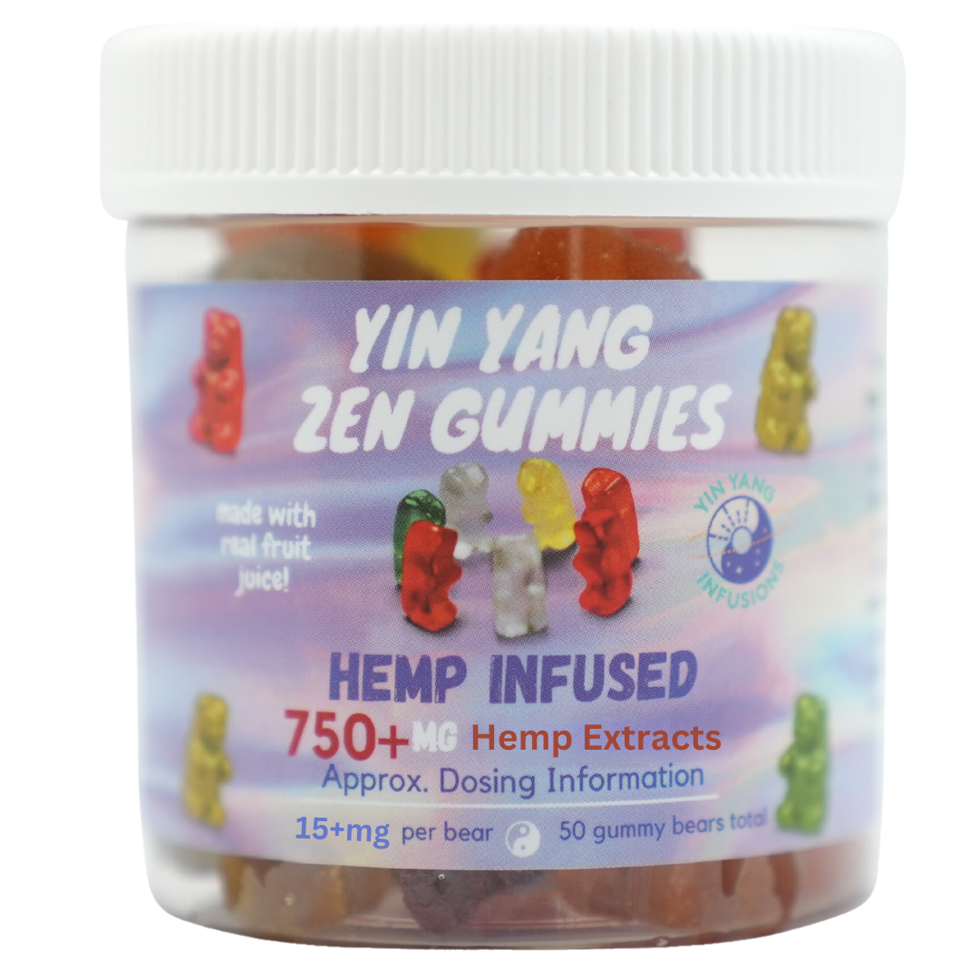 750+ mg hemp extract gummy bears - All Natural!
