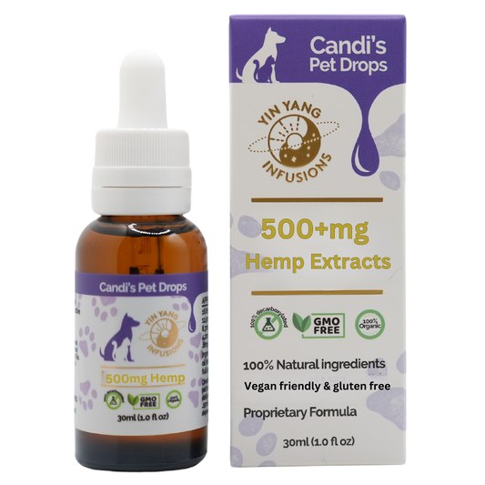 Candi’s Hemp extracts Pet Drops 500+mg